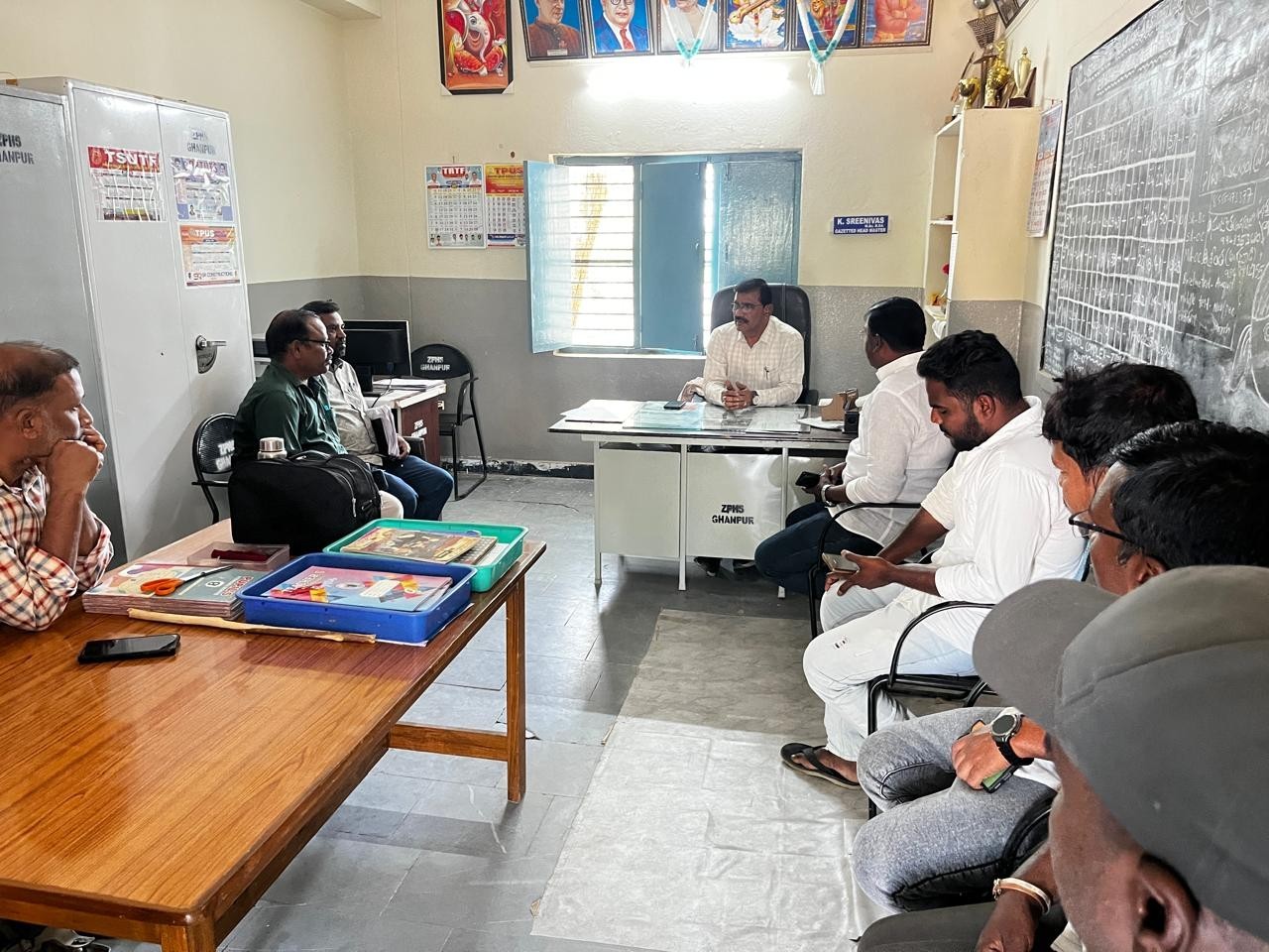 కమ్యూనిటీ సోప్ ఫిట్ పనుల పరిశీలన