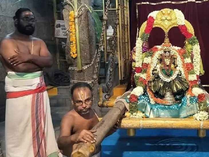 ఘనంగా శ్రీపద్మావతి దేవి ఊయల సేవ