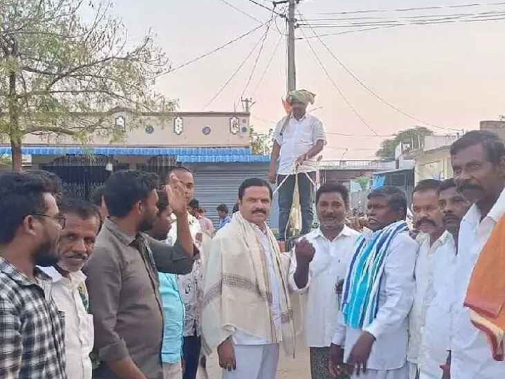 మాచర్లలో ఉత్సాహంగా రెండు బండ్ల గిరక పోటీలు