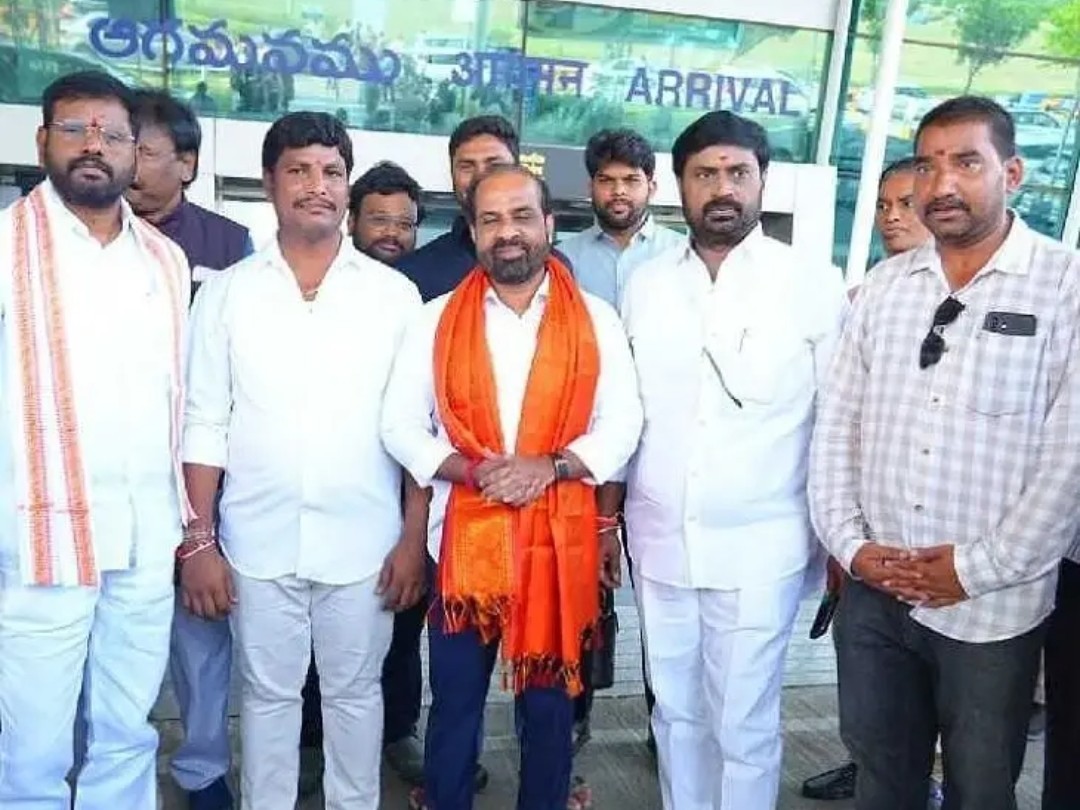 ఆరోగ్య శాఖ మంత్రికి ఘన స్వాగతం