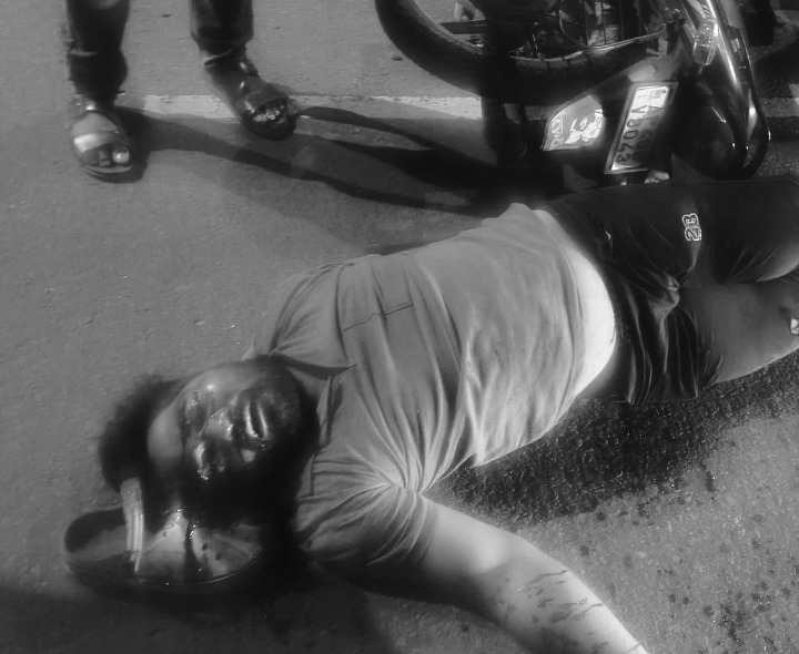 కంకిపాడు హైవేపై ఫ్లైఓవర్ వద్ద అర్ధరాత్రి  రోడ్డు ప్రమాదం