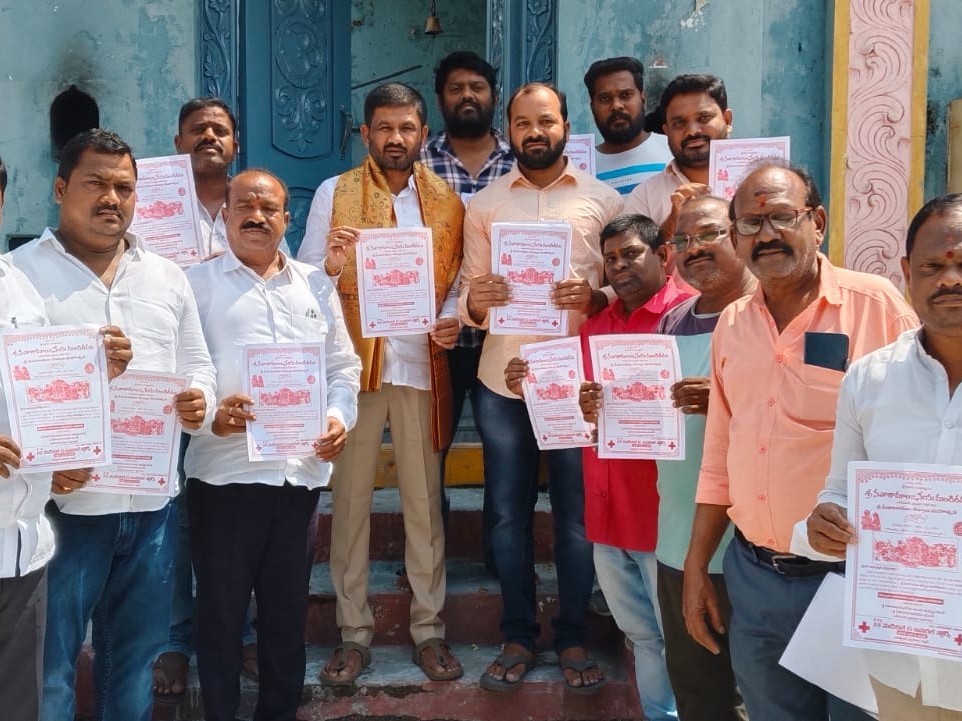 రాములోరి కళ్యాణ మహోత్సవ పోస్టర్ల ఆవిష్కరణ