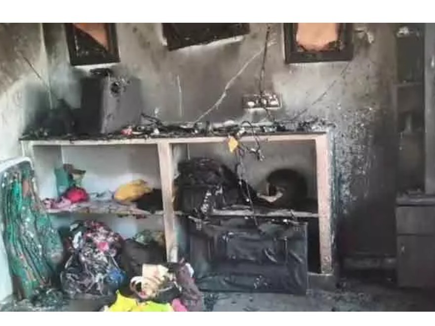 బిర్యానీ చేస్తుండగా గ్యాస్ లీక్.. క్షణాల్లో చెలరేగిన భారీ మంటలు