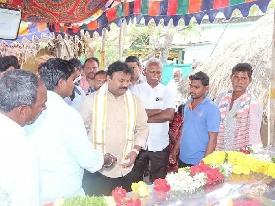 వేల్పూరులో  టీడీపీ నాయకుడు మృతి