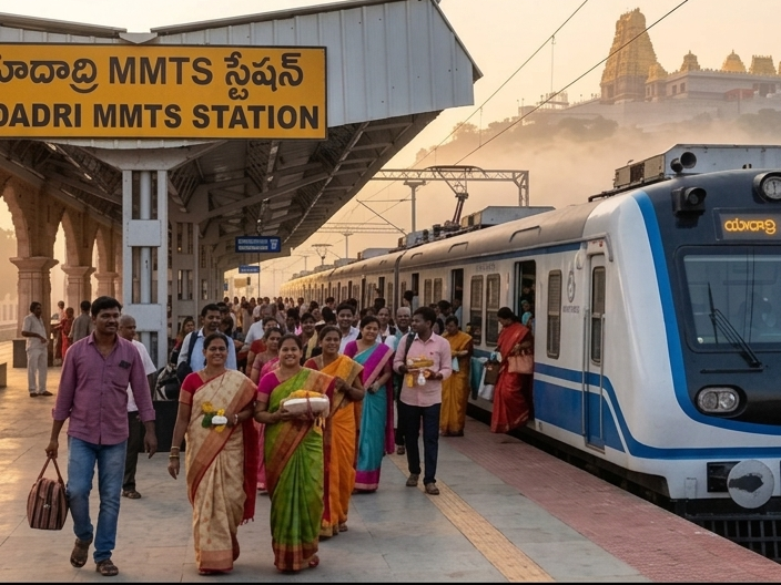 త్వరలో యాదాద్రికి MMTS