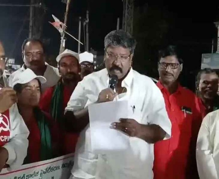 సీపీఎం పాదయాత్రకు మండలి ఛైర్మన్ మద్దతు