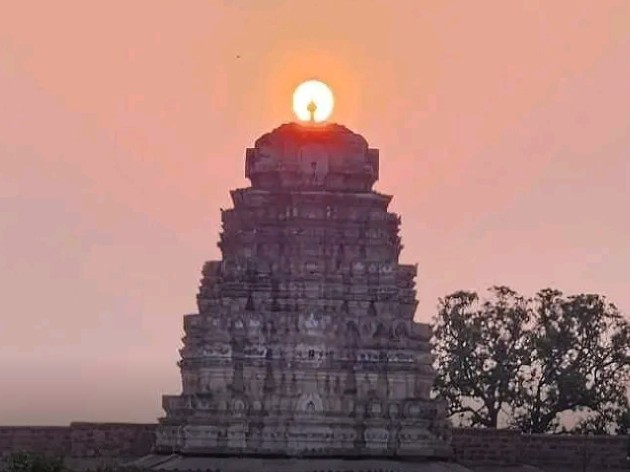 రామప్పలో అద్భుత దృశ్యం..!