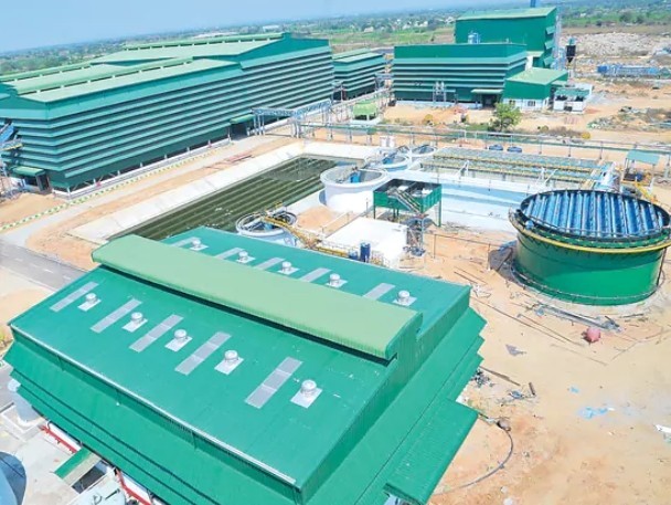 పామ్ ఆయిల్ ఫ్యాక్టరీ వద్ద భారీ పోలీసు బందోబస్తు