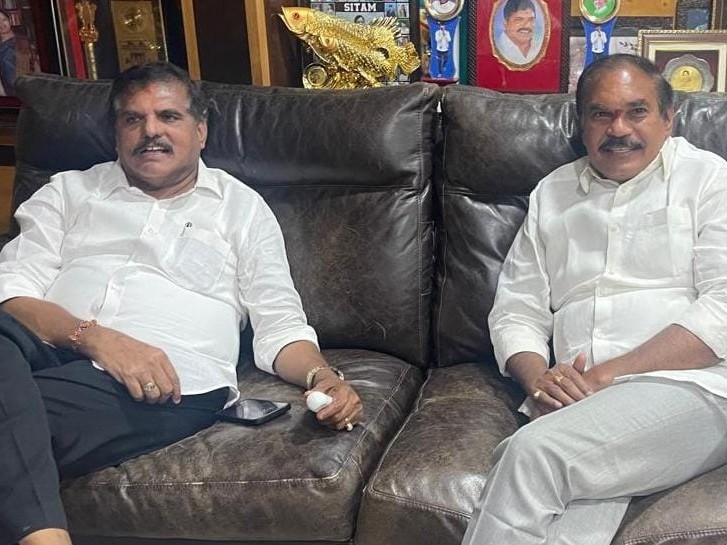 బొత్సను పరామర్శించిన ఎమ్మెల్సీ తోట