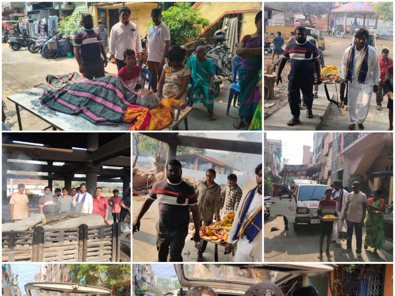 అనాథ వృద్ధురాలికి అంత్యక్రియలు