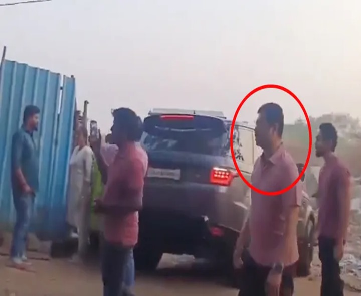 బంజారాహిల్స్‌లో సీఎం రమేష్‌ హల్‌చల్