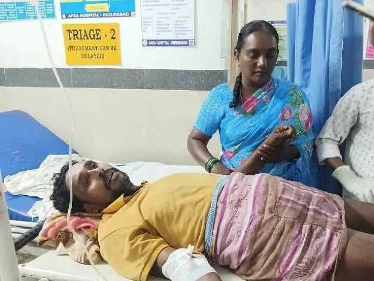 తాటి చెట్టు నుంచి పడి గీత కార్మికుడికి తీవ్ర గాయాలు