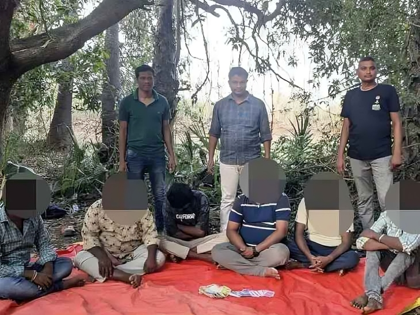 జూద శిబిరంపై దాడి.. ఆరుగురు అరెస్ట్