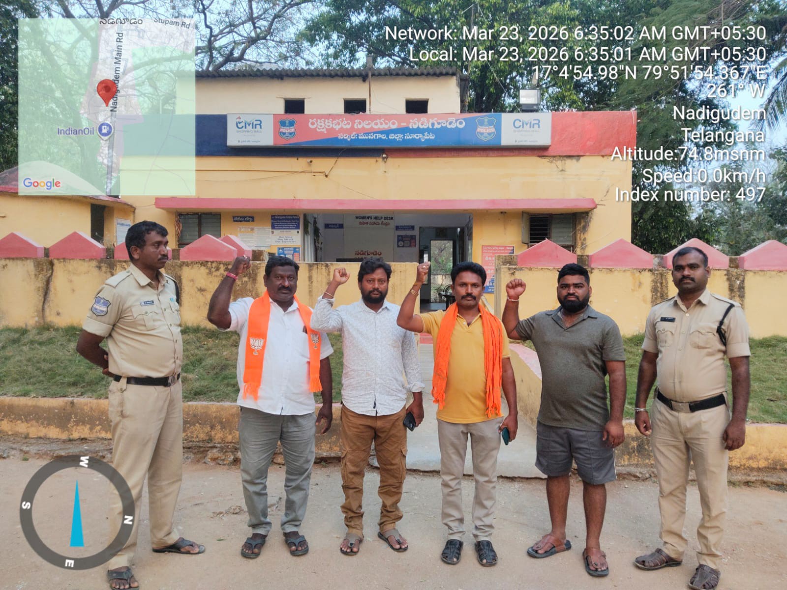 నడిగూడెంలో బీజేపీ నేతల ముందస్తు అరెస్ట్