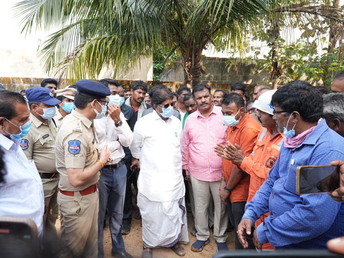 కోల్డ్ స్టోరేజ్‌ని పరిశీలించిన డిప్యూటీ సీఎం