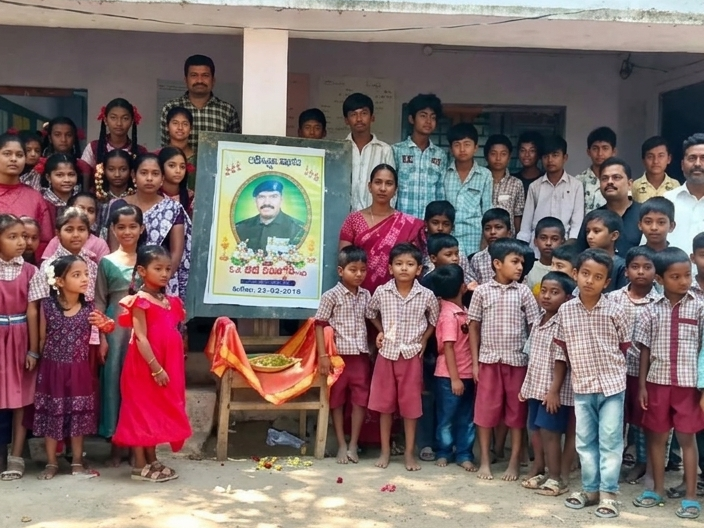 అమర జవానుకు ఘన నివాళి