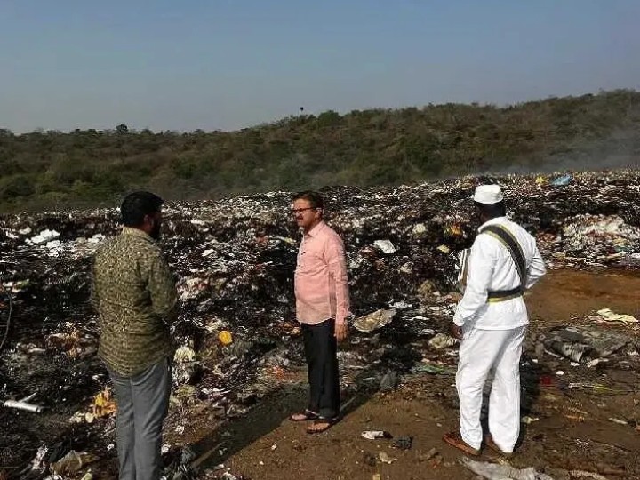 డంపింగ్ యార్డును తనిఖీ చేసిన అదనపు కలెక్టర్