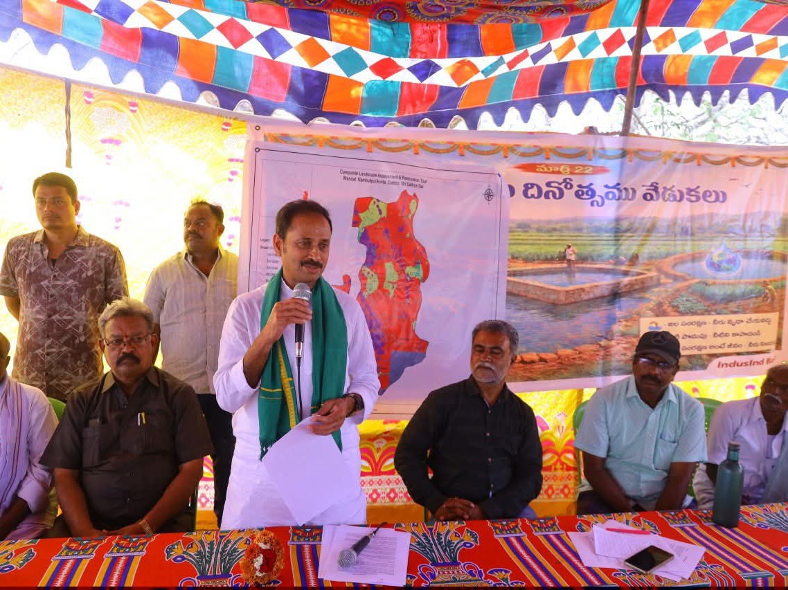 ధనియాని చెరువులో ‘ప్రపంచ నీటి దినోత్సవం’