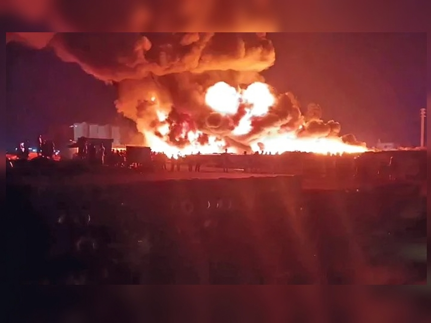 అమరావతిలో భారీ అగ్నిప్రమాదం