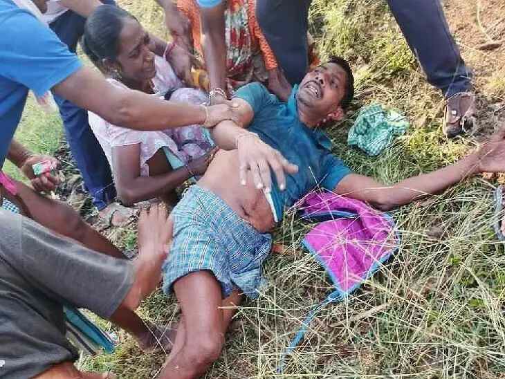 తాటిచెట్టుపై నుంచి జారిపడి గీత కార్మికుడికి తీవ్ర గాయాలు