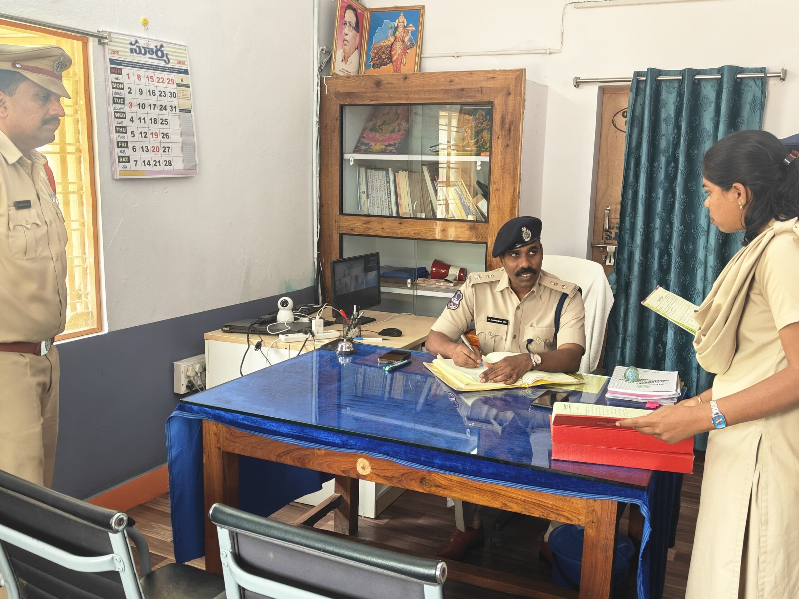 నూతనకల్ పీఎస్‌ను తనిఖీ చేసిన ఎస్పీ