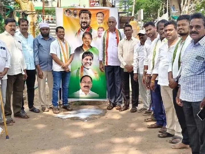 CM, డిప్యూటీ CM చిత్రపటాలకు పాలాభిషేకం