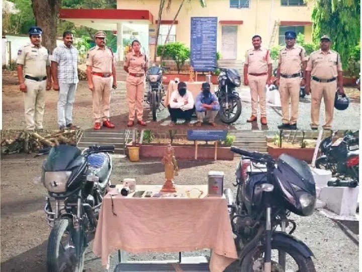 ఆలయంలో వరుస దొంగతనాలు ఇద్దరు అరెస్ట్