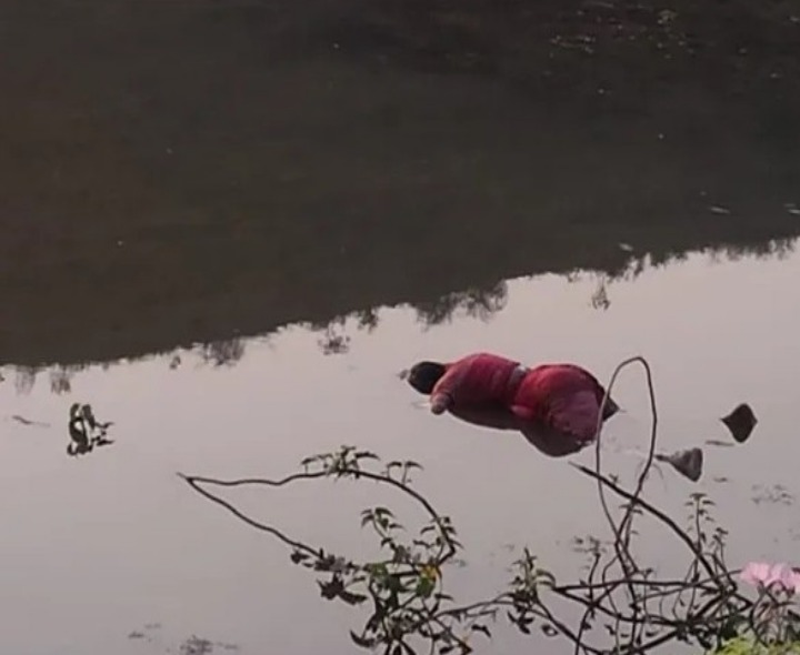 నీటి కుంటలో పడి వృద్ధురాలు మృతి