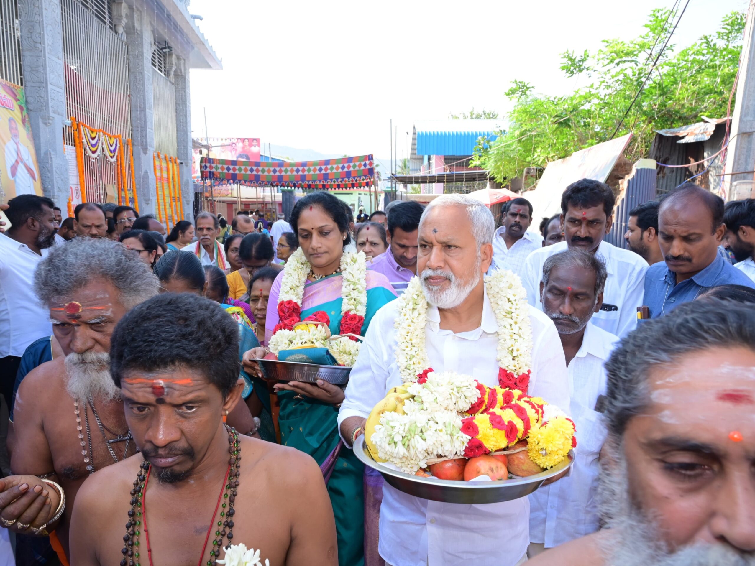 ఎల్లమ్మ ఆలయంలో పూర్ణాహుతి మహోత్సవం