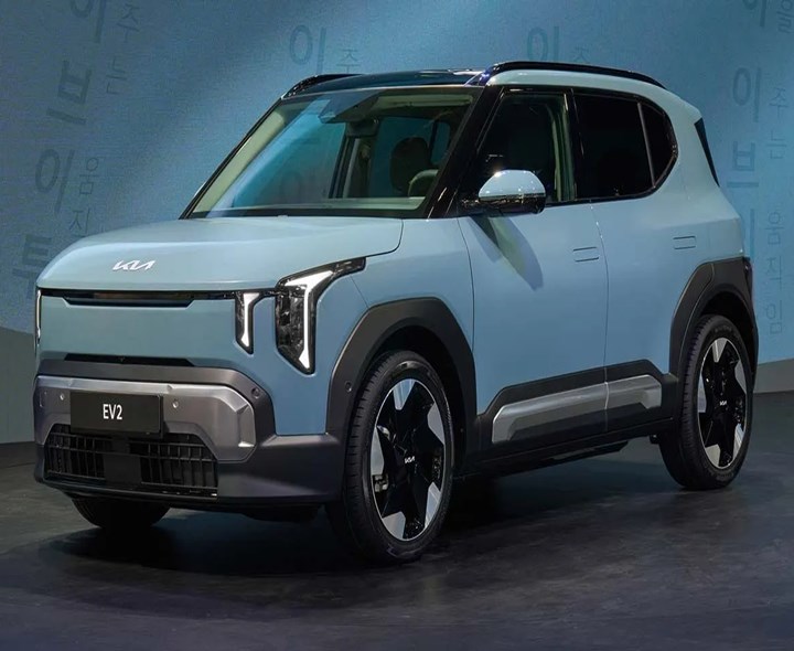 కియా EV2.. సింగిల్ ఛార్జ్‌తో 413కి.మీ. రేంజ్