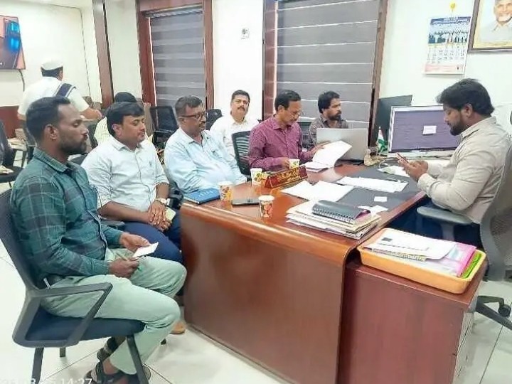 కలాం స్కూల్ పనులపై కమిషనర్ సమీక్ష