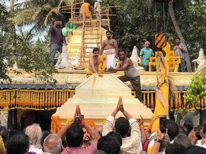 రామాలయంలో వైభవంగా ధ్వజారోహణ కార్యక్రమం