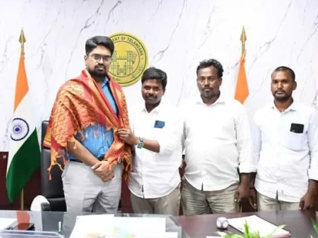 కలెక్టర్‌ను కలిసిన చీర్కపల్లి ప్రజాప్రతినిధులు