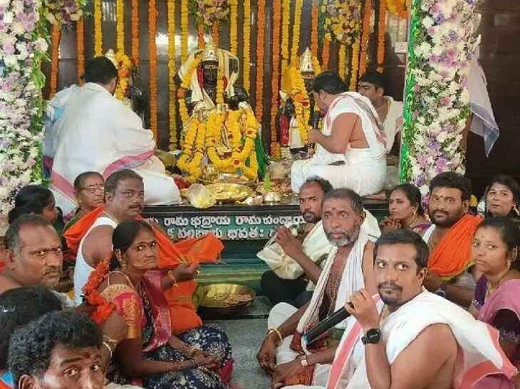వైభవంగా సీతారాముల విగ్రహ ప్రతిష్ట