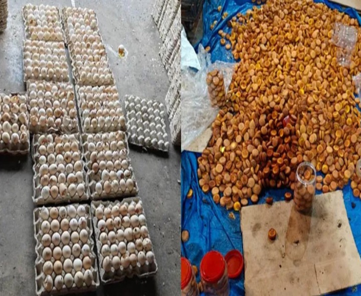 కుళ్లిన గుడ్లతో కప్ కేక్స్