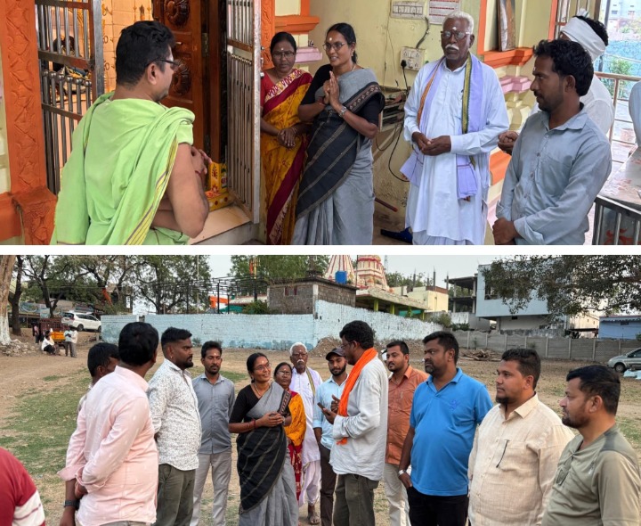 మహోత్సవ ఏర్పాట్లను పరిశీలించిన సుగుణ