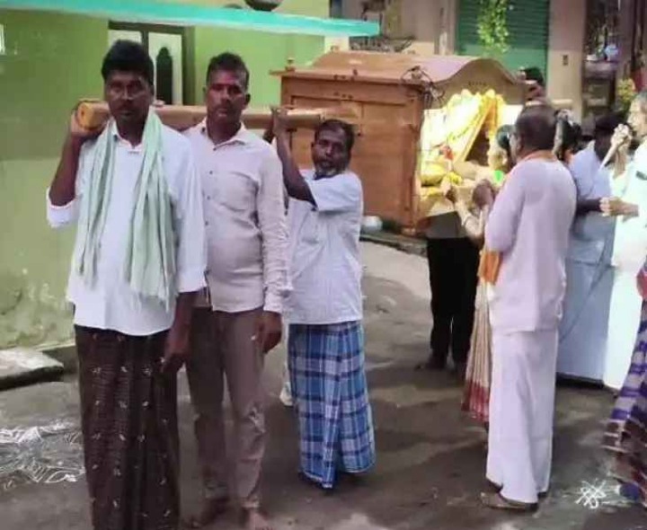 అన్నమరాజుపేటలో రాములోరి ఊరేగింపు