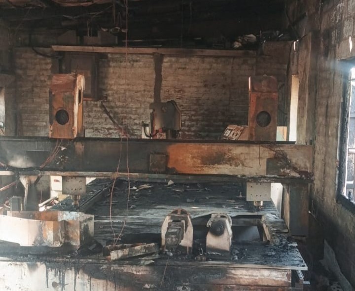 చల్లపల్లిలో భారీ అగ్ని ప్రమాదం