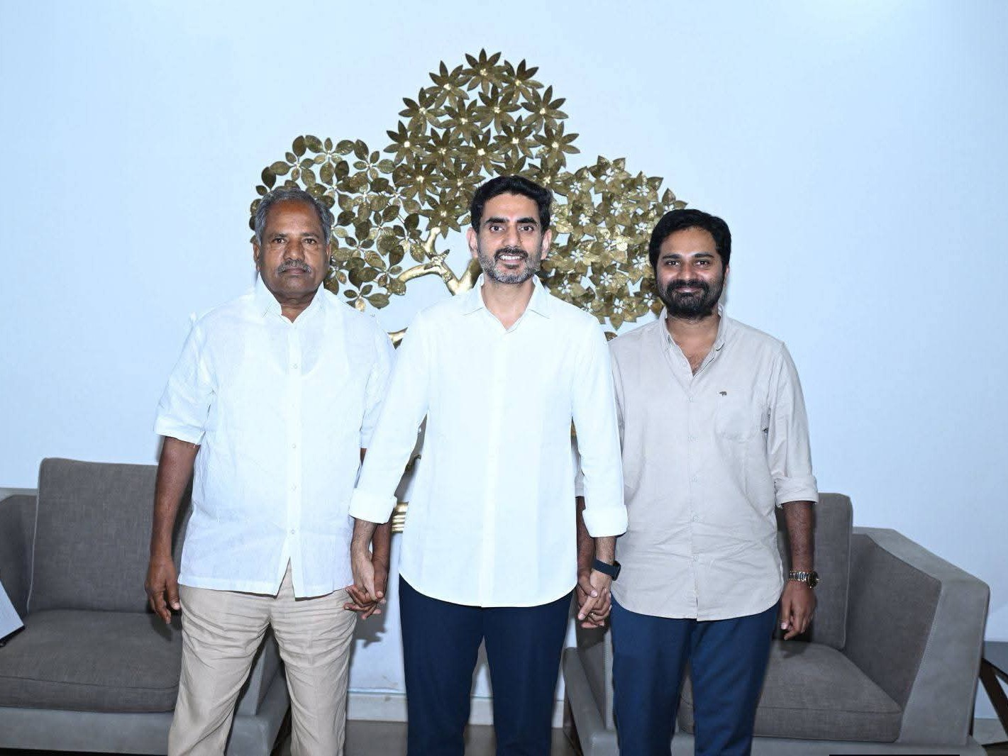 నారా లోకేష్‌ను కలిసిన నిమ్మల కిష్టప్ప