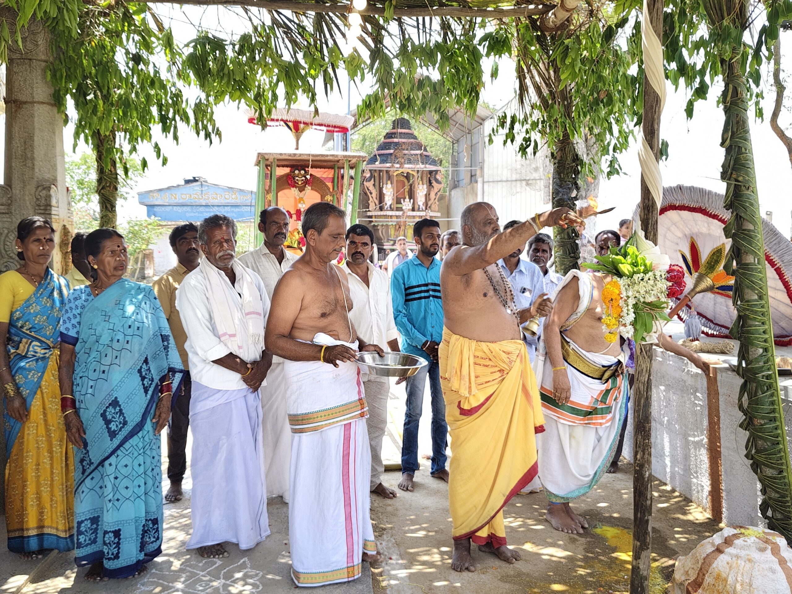పుంగనూరులో శాస్త్రోక్తంగా ధ్వజారోహణ కార్యక్రమం