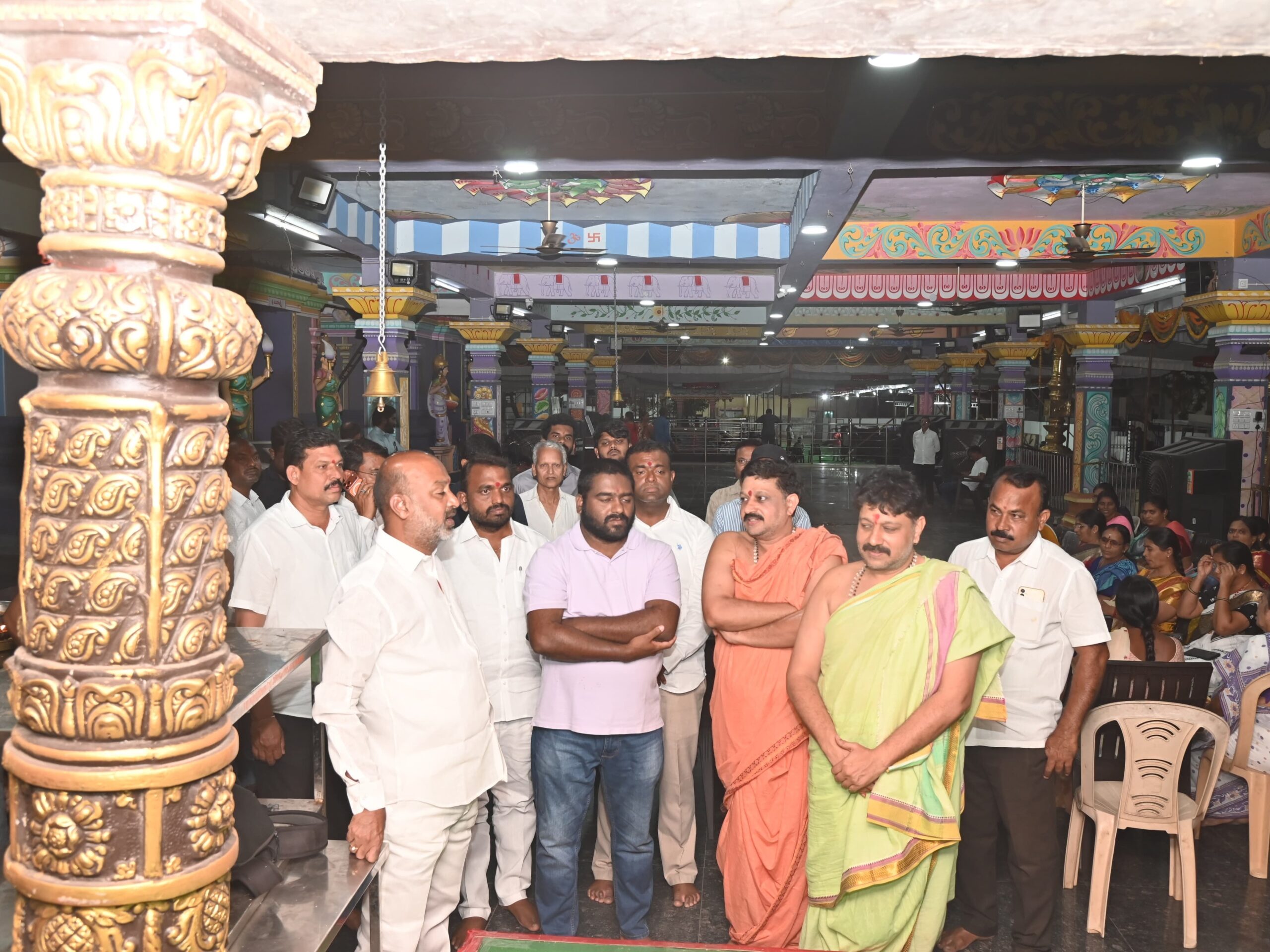 శ్రీరామనవమి వేడుకల  ఏర్పాట్లు పరిశీలించిన కేంద్రమంత్రి