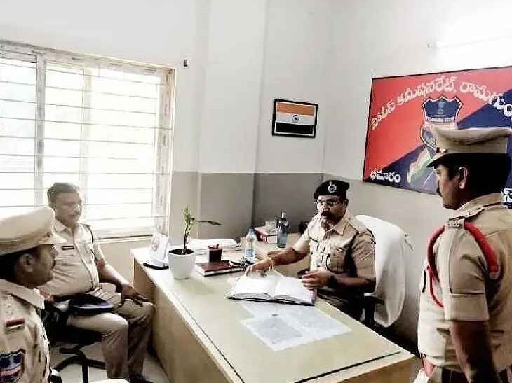 భీమారం పోలీస్ స్టేషన్ తనిఖీ చేసిన DCP