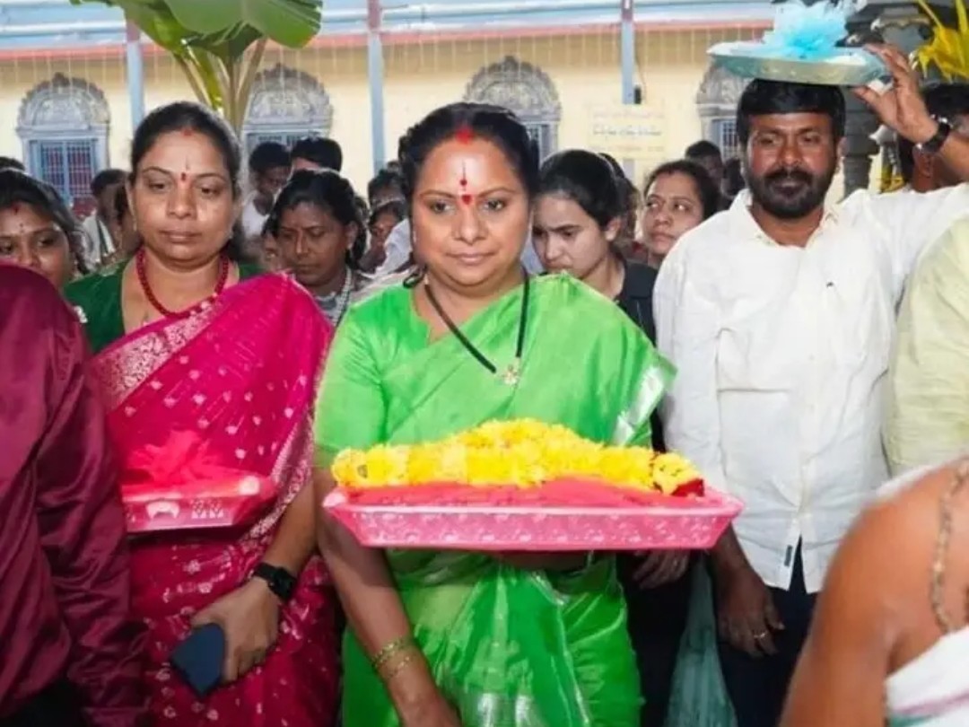 నేడు పలు రామాలయాల్లో కవిత పట్టుపస్త్రాలు సమర్పన