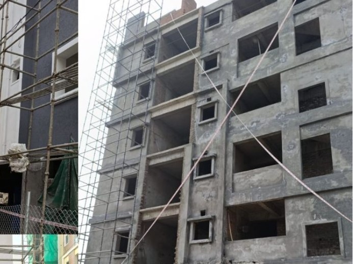 నిబంధనలు ఉల్లంఘించిన 45 భవనాలు సీజ్