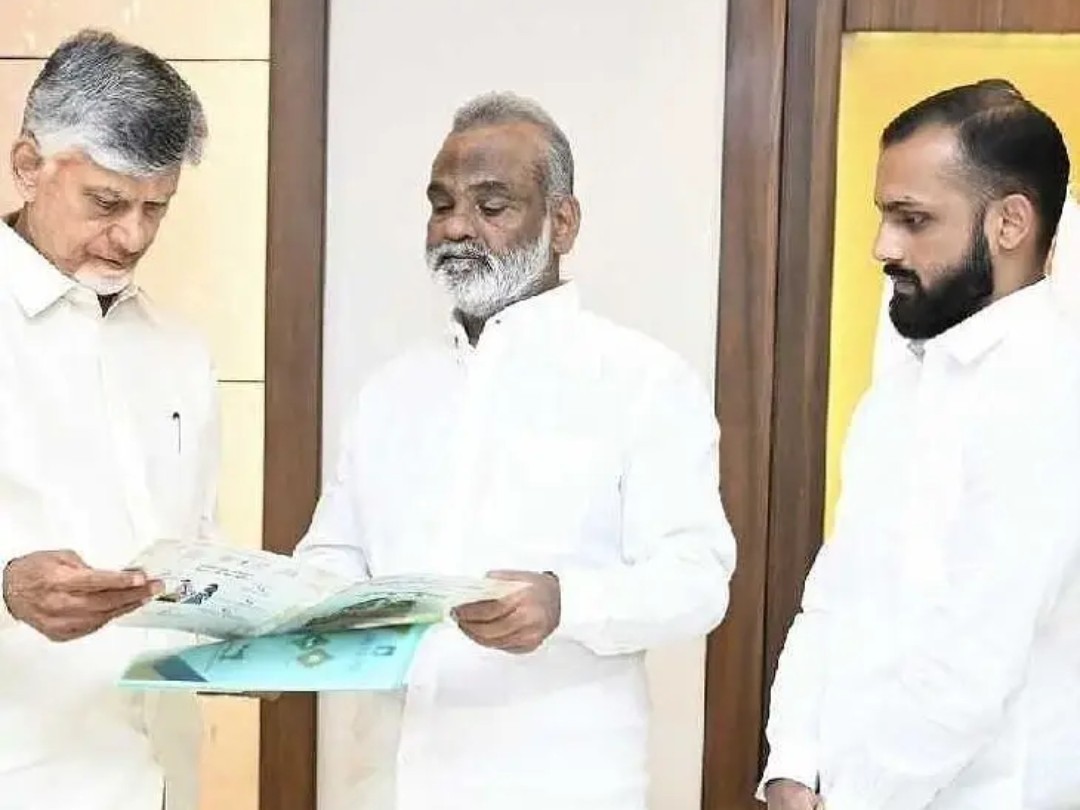 సీఎం చంద్రబాబును కలిసిన మాజీ ఎమ్మెల్యే