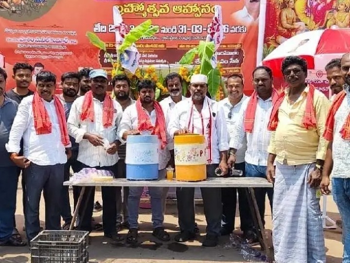 ‘ప్రజల దాహం తీర్చేందుకే చలివేంద్రం’