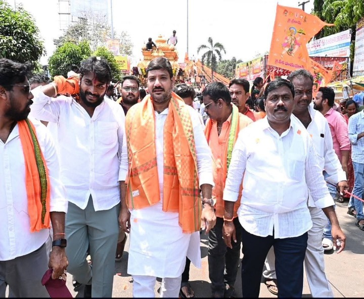 గుంటూరులో శ్రీరామనవమి శోభాయాత్ర వైభవం