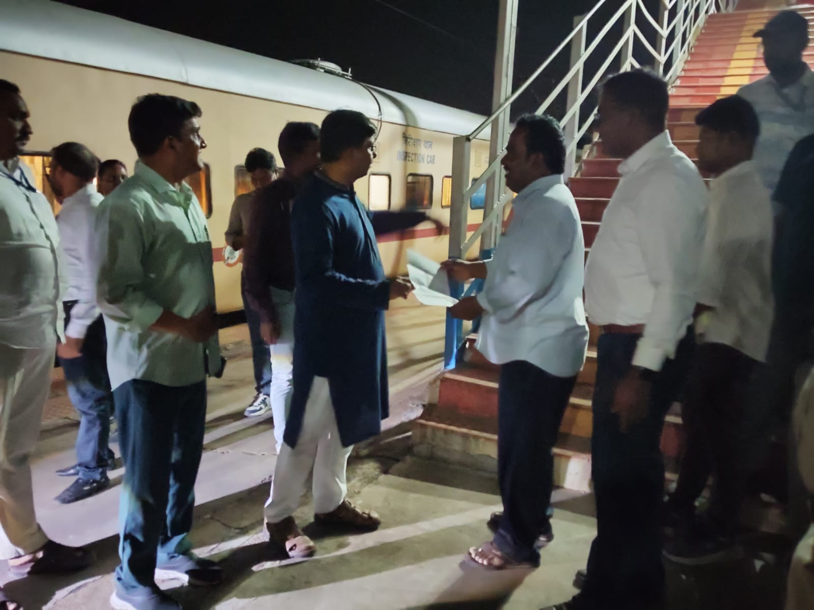 నందలూరులో డీఆర్‌ఎం పర్యటన