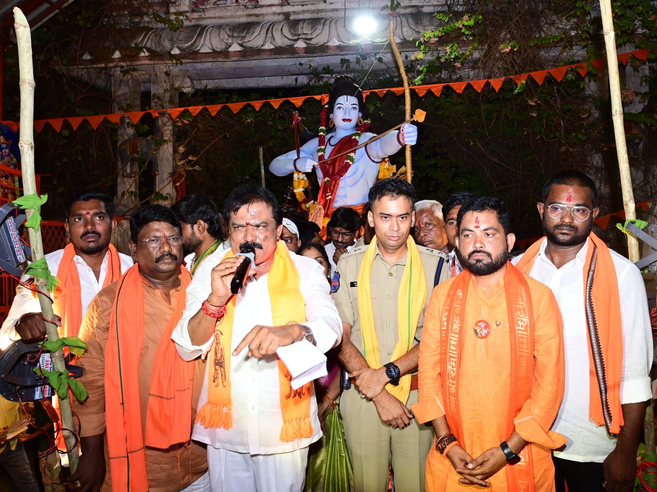 శోభాయాత్రలో పాల్గొన్న ఎమ్మెల్యే పాయల్ శంకర్