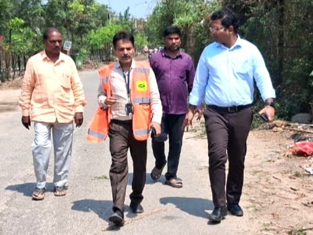 కొత్తచెరువును పరిశీలించిన జోనల్ కమిషనర్